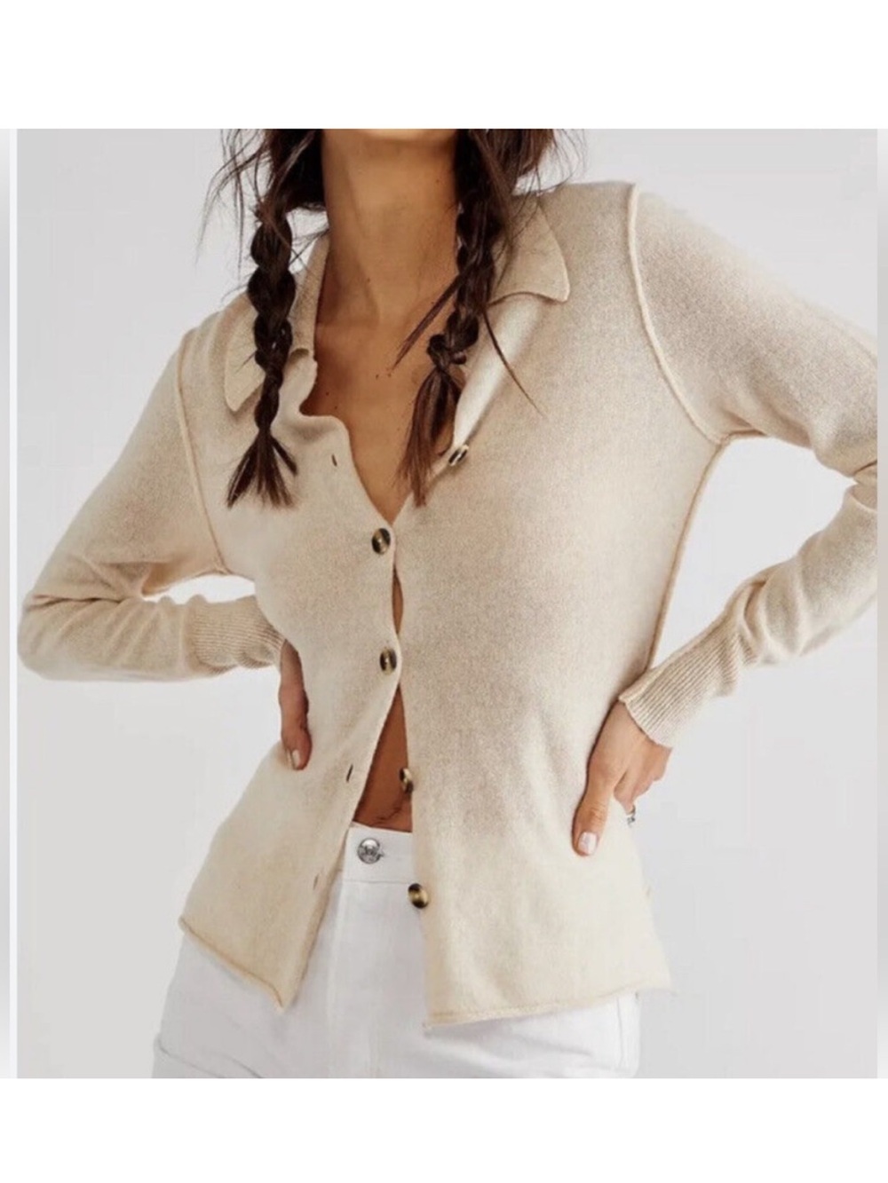 Paloma Cashmere Cardigan Size Small